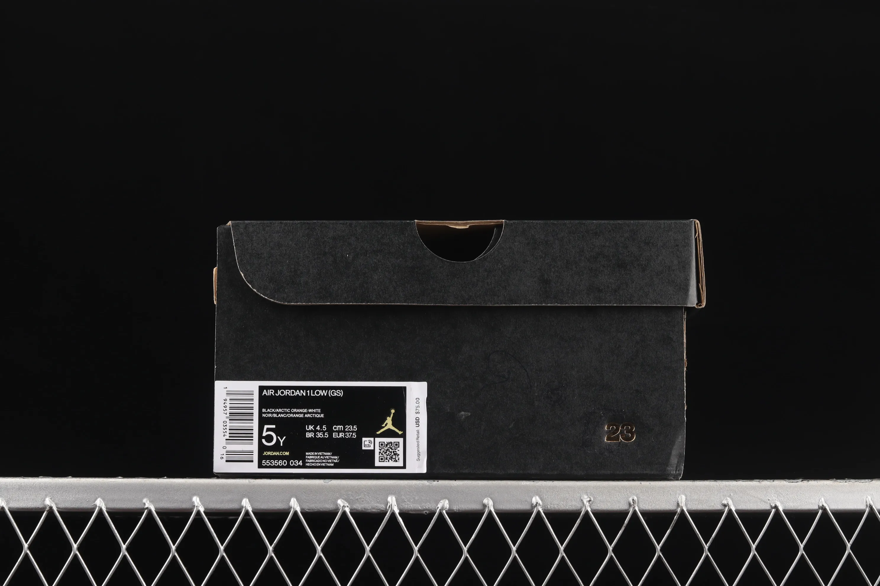All categories Air Jordan Jordan series basketball shoes Air Jordan 1 Low G version pure original Air Jordan 1 Low AJ1 Joe 1 black powder low-top cultural leisure sports sneakers 553560-034